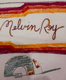 MR Signature Red Brown Lines