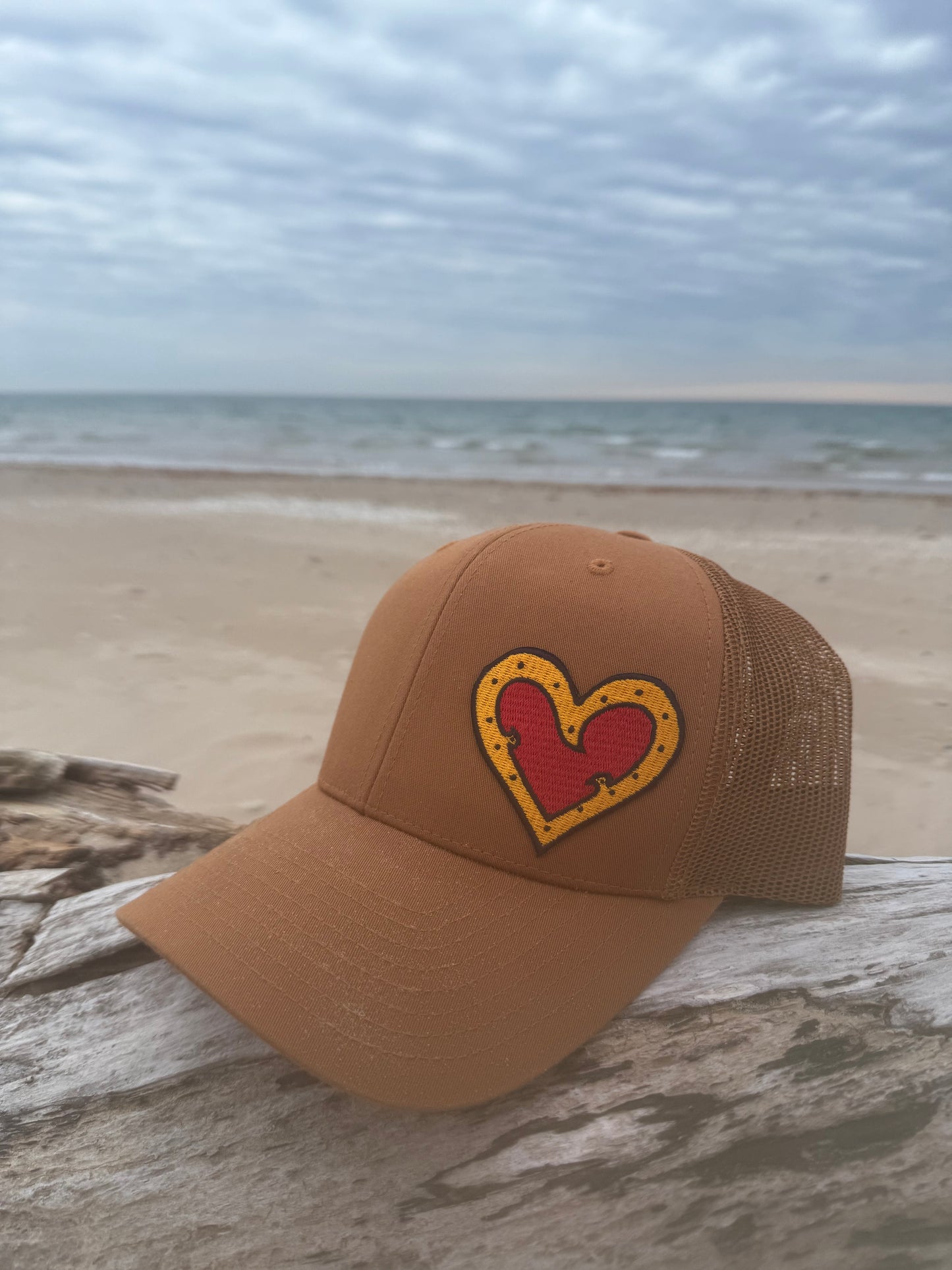 Tattoo Heart Canvas Trucker Hat | Melvin Roy