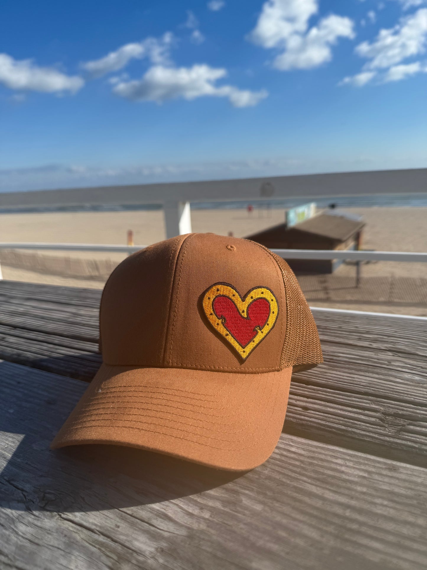 Tattoo Heart Canvas Trucker Hat | Melvin Roy