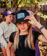 Mini Mel DUDE Canvas Hat (Black)