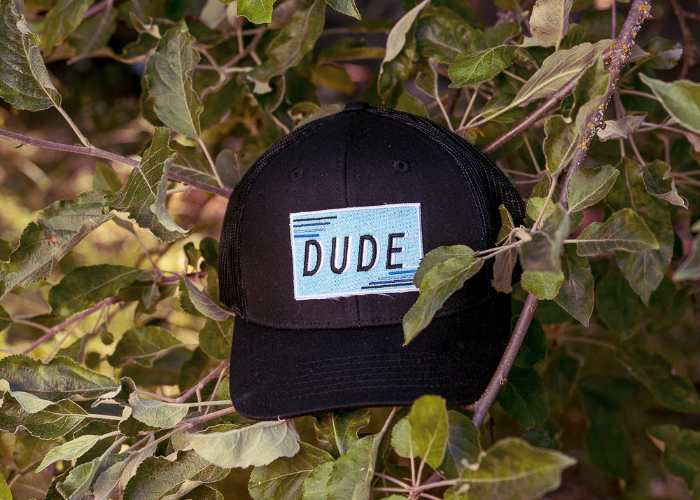 Mini Mel DUDE Canvas Hat (Black)