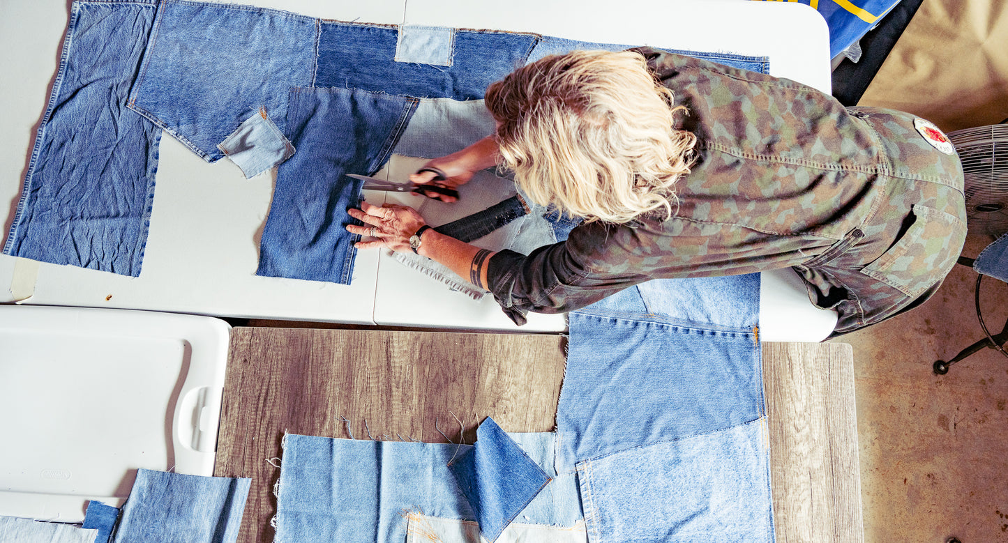 Vintage Denim Blanket - Individually Numbered Limited Edition