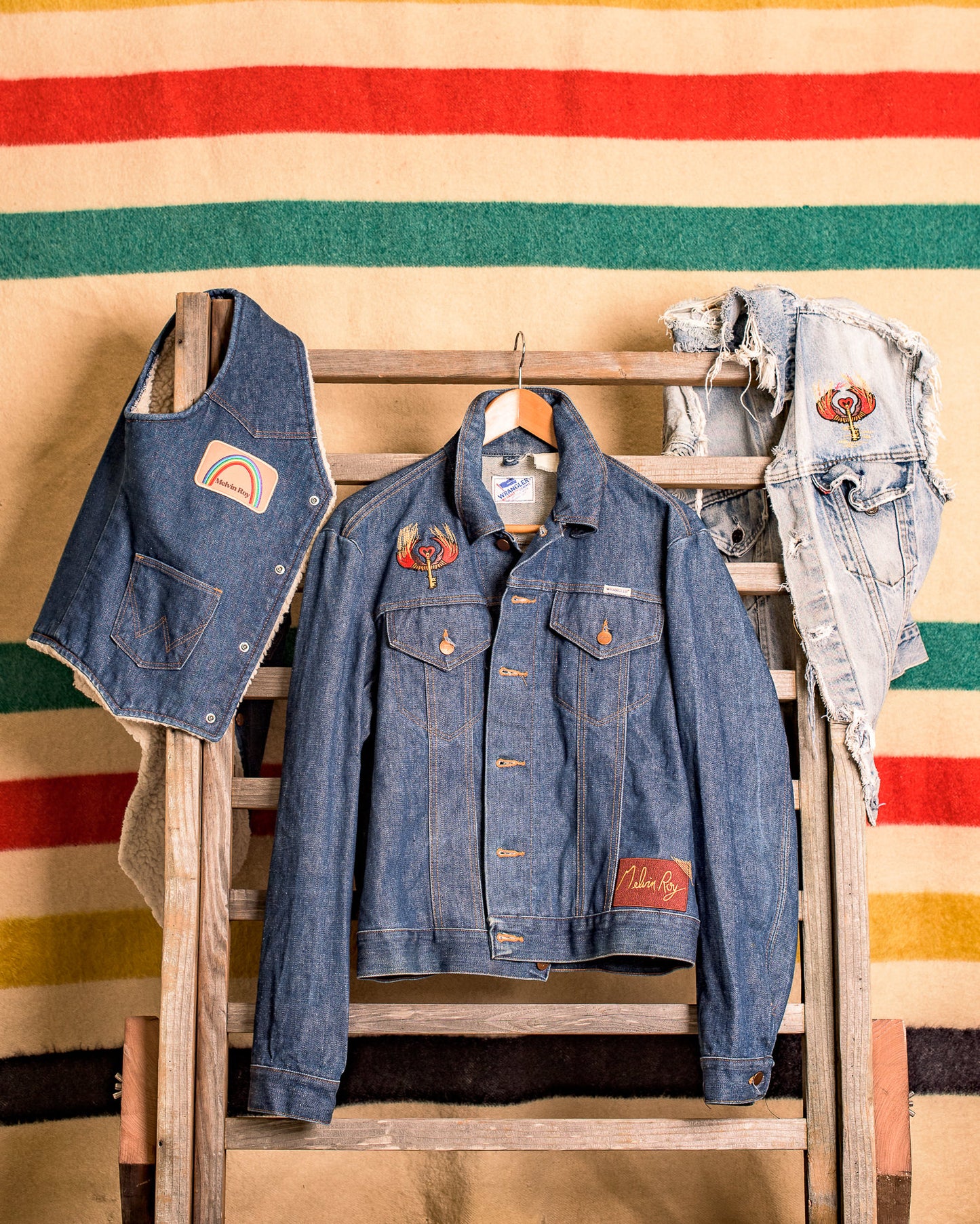 Reworked Vintage Wrangler Denim Jacket - No. 7| Limited One-of-One