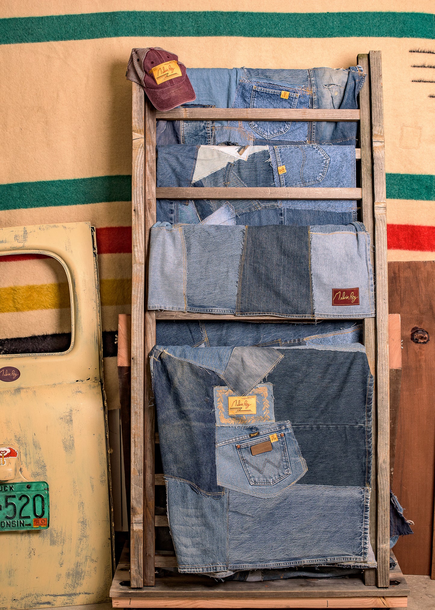 Vintage Denim Blanket - Individually Numbered Limited Edition